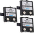 Uniden BP38 Replacement NiMH Battery Pack (Set of 3); for Uniden GMR Radios and Some VHF Radios; Fits VHF Models MHS050-2, Atlatnis 150; Can be Us...