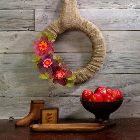 FloraCraft CraftF?M Wreath 2 Inch x 17.7 Inch White...