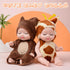 10 Pcs Mini Baby Dolls,4 inch Lifelike Realistic Baby Dolls with Animal Clothes,Cute Small Baby Doll for Girls Kids Easter Basket Valentine Birthd...