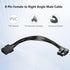SinLoon 8-Pin Extension Cord PCIE 8 Pin Female to Right Angle Male PCIE Express Power Adapter Cable for Graphics Card 18AWG 15CM/5.9Inch (Left)...
