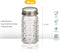 Retro Style Salt and Pepper Shakers with Stainless Tops (2)...