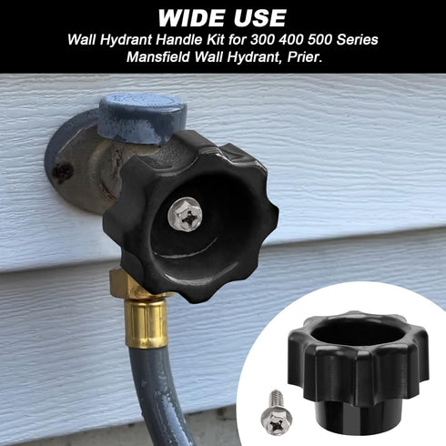 630-7965 Wall Hydrant Handle Kit for Prier,Compatible with Prier Mansfield 300 400 500 Outdoor Faucet Handle Replacement Outdoor faucet repair kit...