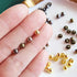 4mm / 0.16" Mini Metal Round Shank Buttons, Doll Mini Buttons, in 4 Colors, Doll Clothing Buttons, Perfect for 12" Fashion Doll Clothes (10PCS)...
