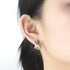 UNY Earring Cross Designer Inspired David Jewelry Antique Brand French Clip Twisted Cable Wire Gift...