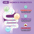 Women's Probiotic 180 Billion CFUs, 18 Strains, with Organic Prebiotics+Cranberry Extract & D-Mannose, for Digestive, Boost Immune, Women's Health...