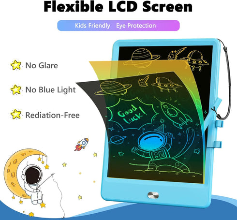 LCD Writing Tablet, Doodle Board Toys Gifts for 3-8 Year Old Girls Boys, 10 Inch Electronic Board Drawing Pad for Kids, Educational Birthday Gift ...