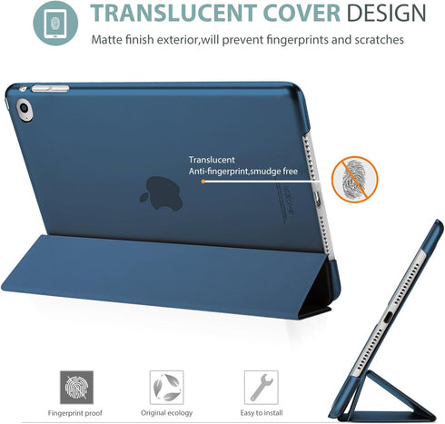ProCase Smart Case for iPad mini 4th Generation(2015 Model), Lightweight Cover with Auto Sleep/Wake for iPad mini 4 -Navy...