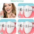 100 Pcs Floss Threaders Multifunctional Deep Clean Floss for Braces, Bridges, and Implants Dental Threader (Green)...