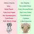 stino 4PCs Zirconia Pendant Charms for Bracelet, Cute Metal Neaklace Charms for Jewelry Making, Bulk Small Keychain Charms Beads Jewelry Making Su...