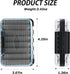 Goture 3Pcs Fly Fishing Box Double Sided Waterproof Tackle Case Flies Storage(Sponge Insert-4.25 * 3.07 * 1.26in)...