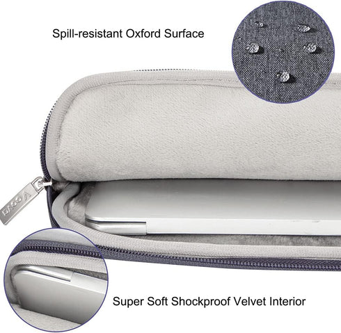 Voova Laptop Sleeve Shoulder Bag 13 13.3 14 Inch, Waterproof Carrying Case Compatible with Macbook Air 13 M1/M2, MacBook Pro 13/14, 13.5 Surface L...