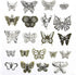 Assorted Butterfly Charm Pendant Connector for DIY Jewelry Making Findings(21pcs,Big Size)...