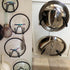 Set of 4 Pan Pot Lid Holders, Self Adhesive Cabinet Door/Wall Mount Storage Organizer, Suitable for Lids Up to 11 Inches, lid of the pot is within...