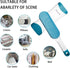 2 Pack Furniture Lint Remover Brushes, Double Sided Self Cleaning Loose Hair Catcher for Pet, Hair Cleaner for Clothes, Sofa, Carpet...