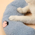 Cat Pillows for Indoor Cats, Soft Fluffy Dog Calming Pillow, Little Dog Pillows, U Shaped Half Donut Cuddler with Cute Embroidery, Washable Neck P...