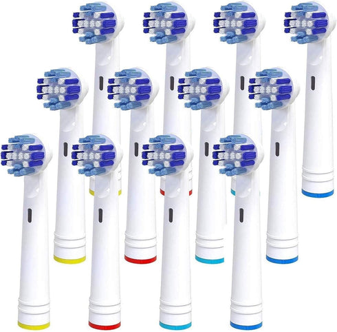 Replacement Toothbrush Heads Compatible with Oral B Braun- Pack of 12 Professional Electric Toothbrush Heads- Precision Refills for Oral-b 7000, C...