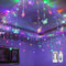 Butterfly Curtain Fairy Light, 8 Modes 120 LED USB Window Firefly Twinkle Timer String Lights 24 Butterflies with Remote, Waterproof Copper Wire f...