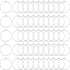 300Pcs Round Wine Glass Hoops Rings, 20mm Hypoallergenic Wire Hoops Beading Hoop Rings Ear Wines Earring Hoops Earring Finding for Jewelry Making ...