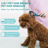 Pet Grooming Brush, Double Sided Undercoat Rake for Dogs & Cats, Professional Deshedding Brush and Dematting Tool, Safe and Effective Removing Kno...
