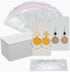 Twavang Earring Card Holder Set, 100Pcs Kraft Paper Earring Display Cards, 100 Pairs Clear Earring Backs with 100Pcs Self Adhesive Bags for Earrin...