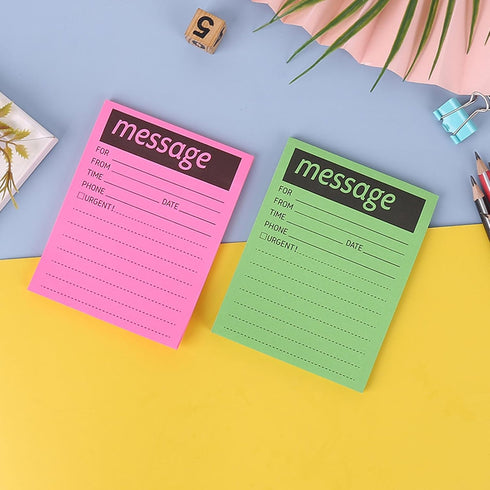 8 Colors While You Were Out One-Sided Note Pads,Sticky Note Pads,Message Pads for Work Call,Home Office School Supplies...
