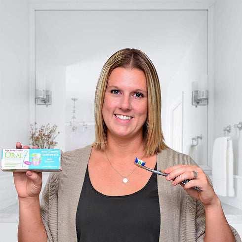Dry Mouth Toothpaste Containing Enzymes with Xylitol, Moisturizing and Teeth Whitening Toothpaste, Promotes Gum Health and Fresh Breath, Oral Care...