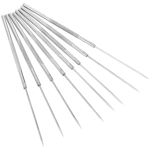 8pcs Dissection Needle Stainless Steel Single End Probe Lab Bio Experiment Dissection Tools for Medical Students and Veterinary...