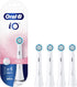 Oral-B iO Gentle Care Electric Toothbrush Head, Twisted & Angled Bristles for Deeper Plaque Removal, Pack of 4 Toothbrush Heads, Suitable for Mail...