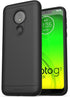 ENCASED Moto G7 Power Case (Thin Armor) Slim Fit Flexible Grip Phone Cover for Motorola G7 Power - Black...