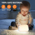 Hifree Touch Bedside Table Lamp,Portable USB-C Rechargeable Night Light for Kids. RGB Dimmable with 3 Modes for Bedroom, Nursery,Living Room. Soft...