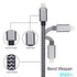 Lightning to Dual 6.35mm 1/4" TS Mono Stereo Y-Cable Splitter Lightning to Dual 1/4 inch Audio Cable Compatible for iPhone14/13/12/11/X/8/7/iPad,A...