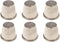 Small Metal Fingertip Protector - Pack of 6 - Metal Sewing and Quilting Thimble - Tailoring Metal Tool Thimble...
