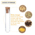 PATIKIL 3ml Plastic Test Tubes with Cork Stoppers, 20Pcs 60x12mm Tubes for Scientific Party Decoration Candy Bead Storage Bath Salt Lab Use, Clear...