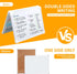 2 PCS Magnetic Small White Board Dry Erase Double-Sided Writing, Small Dry Erase Board 8”x11”, Portable Hangable Mini Whiteboard Small Whiteboard ...