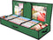 BALEINE Christmas Wrapping Paper Storage Organizer with Flexible Partitions and Pockets, 40" Durable 600D Oxford Fabric Gift Wrap Storage Bag Fits...