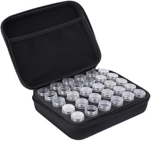 Storage Box, Diamond Painting Storage Containers with 30 Shockproof Slots Tools Organizer Diamond Art Storage Case Jewelry Beads Storage Box for D...