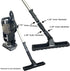 MaximalPower Replacement 12" Vacuum Brush Head Attachment with Adapter for Select Upright and Canister Vacuum Cleaners | 360° Floor Brush Attachme...
