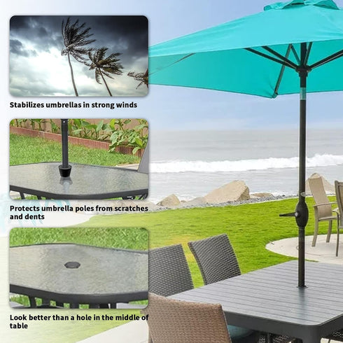 PAGOW Umbrella Cone Wedge and Table Umbrella Hole Ring and Cap Set?Umbrella Hole Ring and Cap Set for Outdoor Patio Umbrella Diameter 1.5 Inch or ...