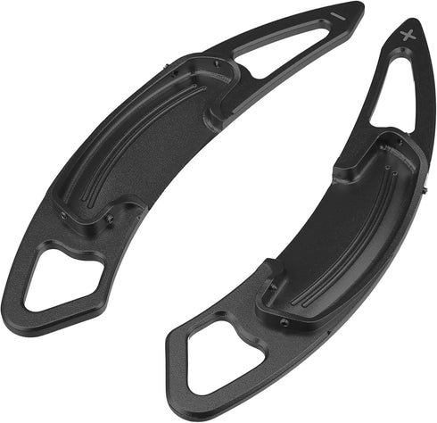 X AUTOHAUX 1 Pair Steering Wheel Paddle Shifter Extension Aluminum Alloy Black for Honda Accord 2013-2018 Spirior 2015-2018 Odyssey 2015-2018...