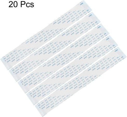 uxcell Flexible Flat Cable, 40 Pins 0.5mm Pitch 150mm FPC FFC Flexible Ribbon Cable for LCD TV DVD Player Laptop 20Pcs (A Type)...