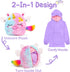 G.C 2 in 1 Plush Unicorn Stuffed Animal & Hoodie Unicorn Gifts for Girls Kids Toys, Rainbow Unicorn Plushies Soft Pillow, Birthday Gift for Toddle...