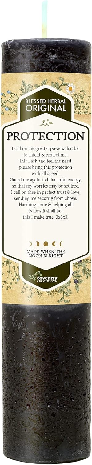 Blessed Herbal Protection Candle...