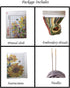 HUKI Stamped Cross Stitch Kits for Adults 11CT Counted Cross Stitch Kits for Beginners Embroidery Kits with Sunflower Pattern Cloth, Needles, Flos...