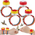 4 Pieces Hummingbird Wrist Feeder Set Flower Wrist Hold Hummingbird Hand Feeder Tools Mini Hand Feeding Flowerpot Hummingbird Wristband Feeders fo...