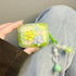 for AirPods Pro Case with Cleaner Kit Cute 3D Curly Wave Frame Flowers Design Preppy Fashion with Keychain, Soft TPU Protective Shockproof AirPod ...