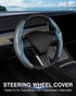 Custom-Fit Steering Wheel Cover for Tesla, Telsa Model 3 / Y Carbon Fiber Steering Wheel Cover for Men/Women, Anti-Slip, Comfortable Grip, Breatha...