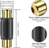 RCA Female to Female Coupler, 3 Pack Audio Video RCA Adapter Connector Gold Plated RCA Jack to Jack Converter RCA Cables Extender for Amplifier, S...
