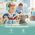 Kids Headphones, AILIHEN I35 On-Ear Headphones for School, 93dB Headphones Boy Girl, 3.5mm Wired Mic for Chromebook, Laptop (Green/Purple)...