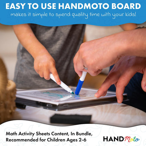 Math Themed Dry Erase White Board for Kids - Use Our Dry Erase Learning Board to Make Learning Fun - Helps Foster Numerancy & Mathematical Skills ...