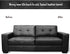 NADAMOO Black Leather Recoloring Balm with Mink Oil Leather Conditioner, Leather Repair Kits for Couches, Restoration Cream Scratch Repair Leather...